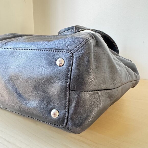 Coach Soho Pleated Black Leather Satchel | Classic & Chic 🖤✨ - Picture 7 of 11